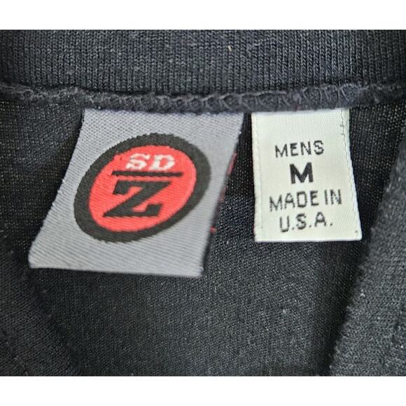 Sierra Designs SD Z Black Short Sleeve 1/4 Zip Pullover Top Men's Size Medium - Picture 5 of 6